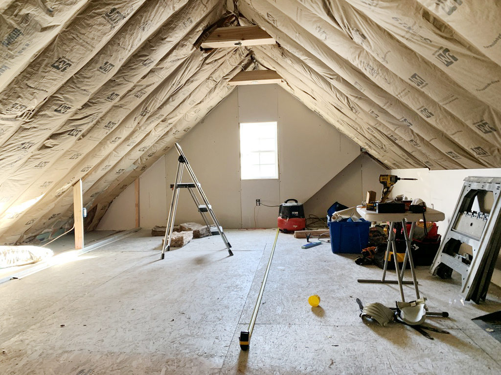 Insulating The Room Over Garage, How To Insulate A Finished Garage Ceiling