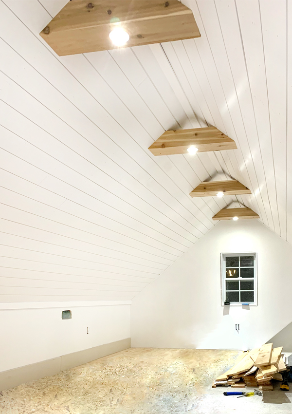 Modern Shiplap Ceilings Gorgeous, Installing Light Fixture Over Shiplap