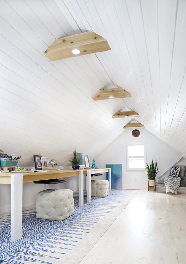 Revealing our Lovely, Equity-Boosting, Finished Attic Office!